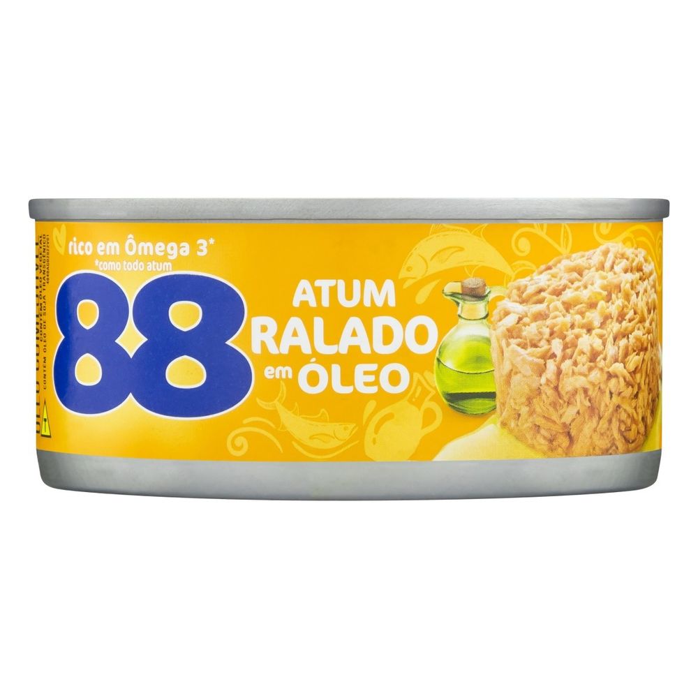 Atum Ralado em Óleo 88 Lata 105g