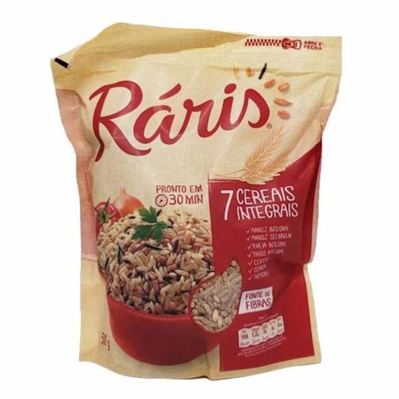 Arroz Integral 7 Cereais Raris Pacote 500g